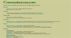 Desktop Screenshot of contradancers.com